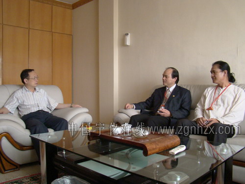 臺灣客家黨主席溫錦泉訪問石壁客家祖地