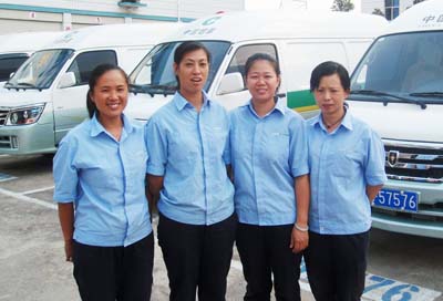 送貨路上四姐妹