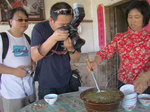 喝碗客家擂茶 三生有幸