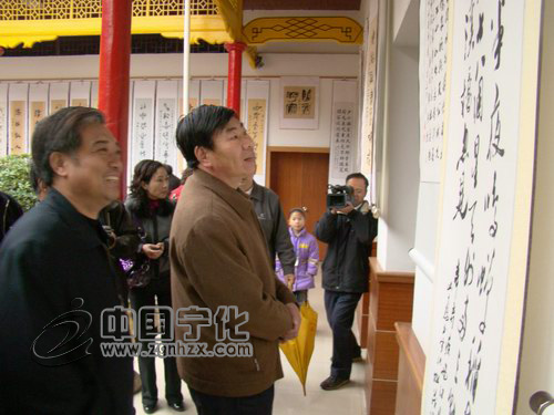 寧化老年書法展向新年獻禮