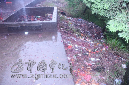 墓園垃圾成片 期待文明祭掃