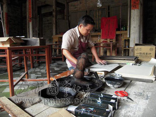 活字印刷在曹坊雙石童氏祠