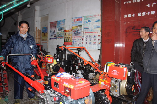 寧化農民青睞微耕機