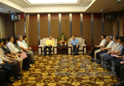 縣領導會見臺灣參訪團一行