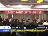 全省工業經濟運行分析座談會在寧召開