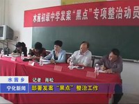 水茜鄉部署發案“黑點”整治工作