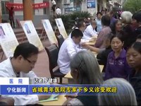 省城青年醫(yī)院專家下鄉(xiāng)義診受歡迎