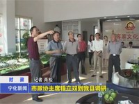 市政協主席程立雙到我縣調研