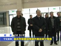 重慶市榮昌縣黨政代表團來寧考察