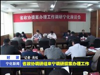 省政協(xié)調(diào)研組來(lái)寧調(diào)研提案辦理工作