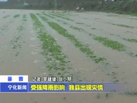 受強降雨影響 我縣出現(xiàn)災(zāi)情