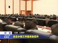 全縣鄉鎮工作座談會召開