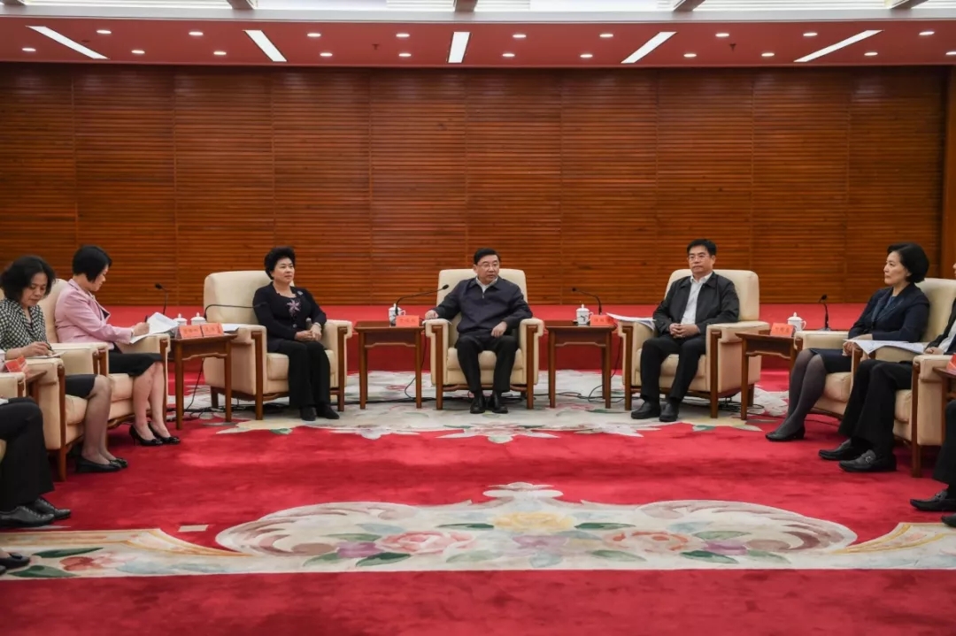 重磅！于偉國與參加中國婦女第十二次全國代表大會的福建代表座談