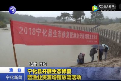 寧化縣開展生態(tài)修復暨漁業(yè)資源增殖放流活動