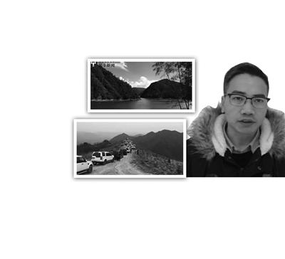 帶頭致富的周功斌自駕越野車車隊(duì)。浙西川藏線沿途湖山的美麗風(fēng)光。