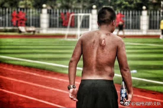 △來源：@福州消防支隊微博