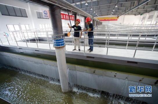 福州洋里污水廠完成一二三期改造通水試運行