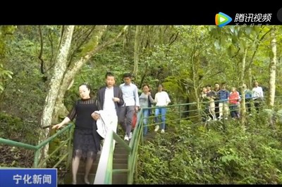 寧化：五一小長假天鵝洞景區人氣旺
