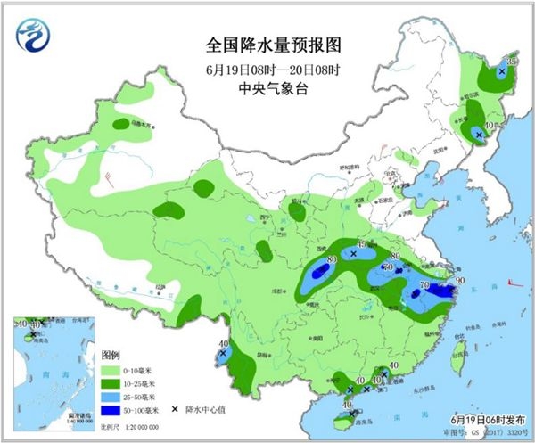 明起南方新一輪強降雨展開 暴雨橫掃9省市