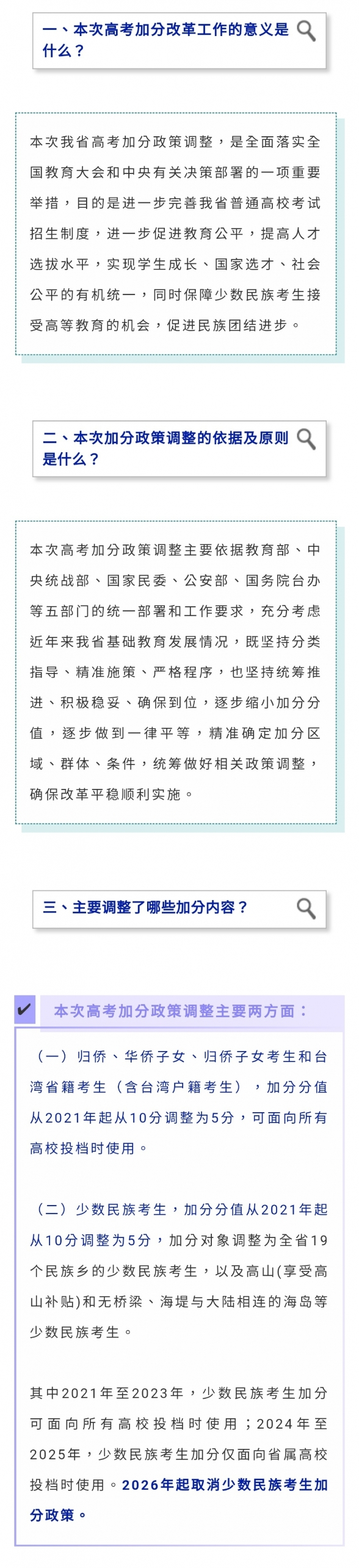福建高考加分改革!有哪些調(diào)整?