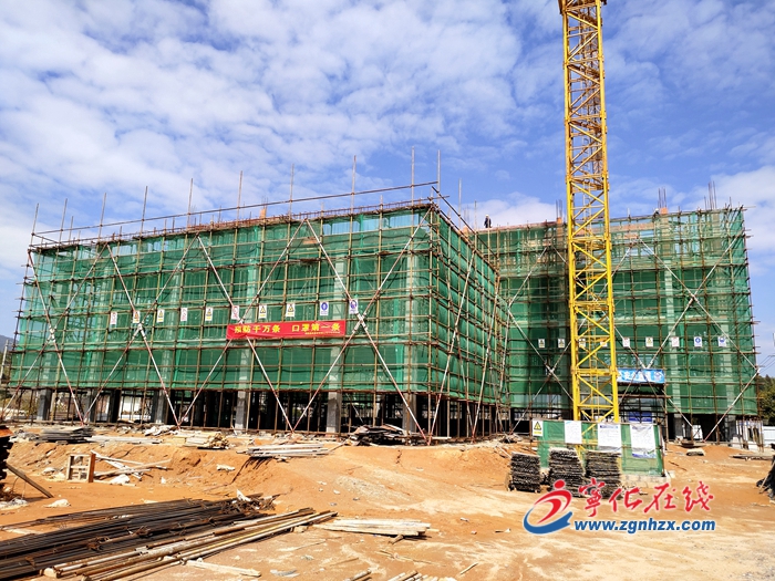 寧化河龍中心幼兒園建設項目復工