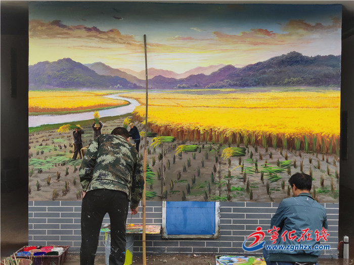 組圖|好看！寧化安樂鎮“鄉村振興”入3D畫