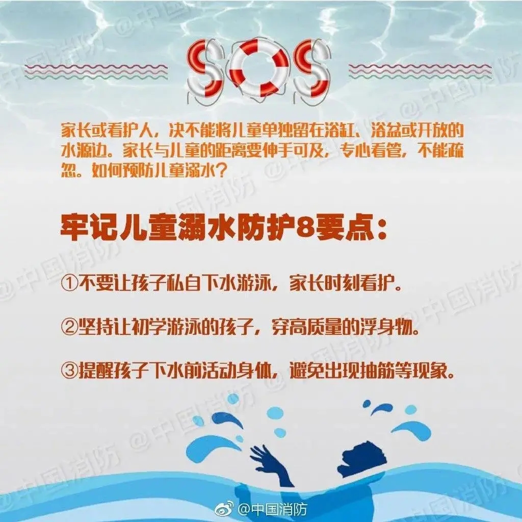 中國消防:兒童溺水正確救援方法請記牢!