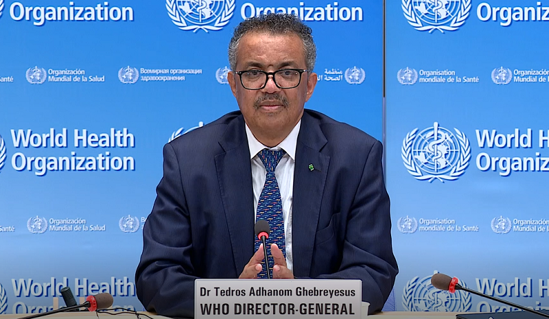 世衛總干事：新冠肺炎疫情仍在加速蔓延 遠未結束