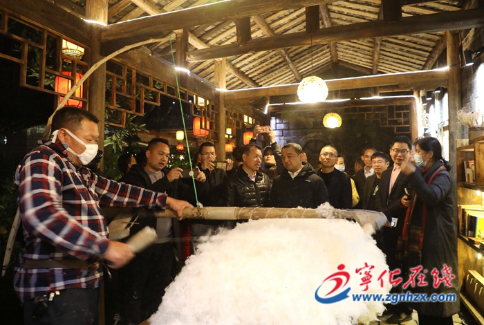 寧化“非遺”展演亮相水門古巷