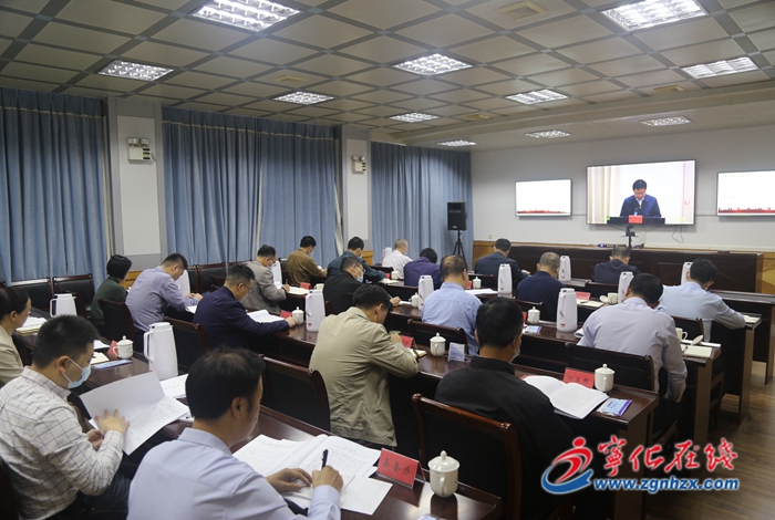 寧化收聽收看2021年市委一季度經濟形勢分析暨“五比五曬”“項目攻堅年”推進視頻會