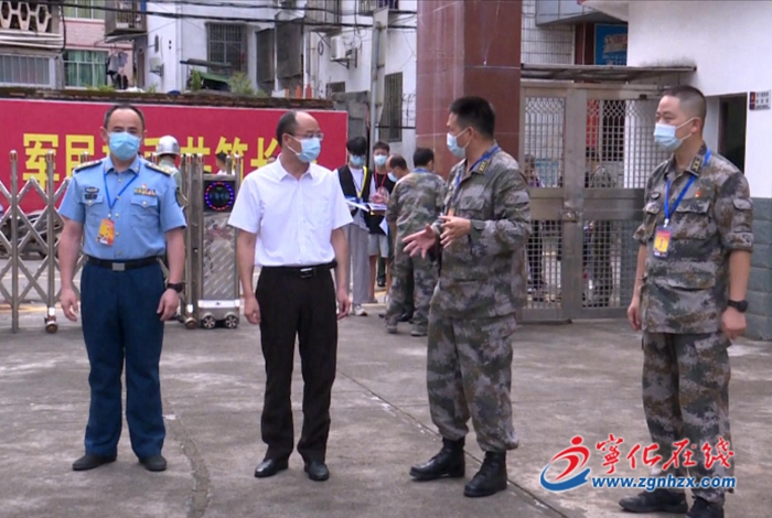 寧化縣領導檢查指導征兵體檢工作