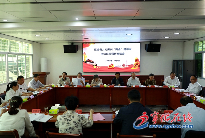 省鄉村振興促進會、基金會咨詢組調研組來寧化調研