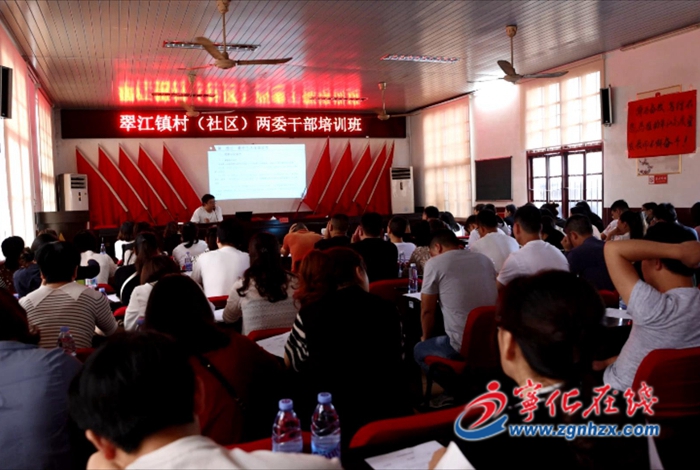 寧化翠江鎮舉辦村(社區)“兩委”班子成員培訓班