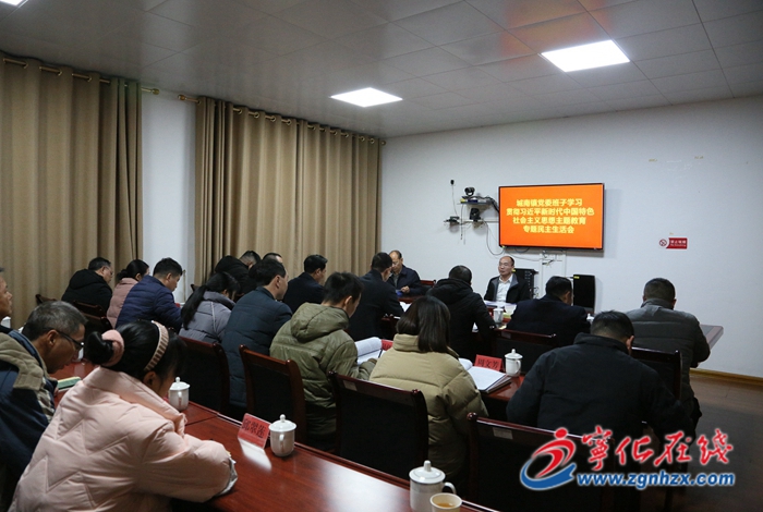 寧化縣領導到會指導城南鎮黨委班子主題教育專題民主生活會