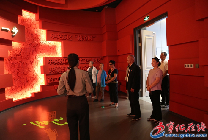 紅軍后代走進(jìn)寧化縣長征精神教育基地