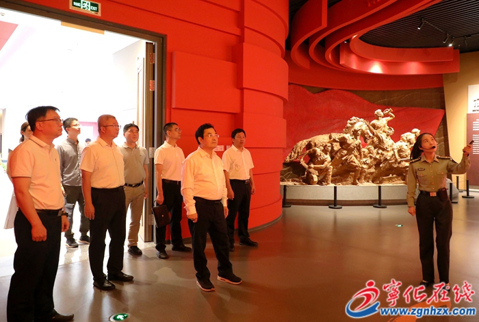 退役軍人事務部領導來寧化調研檢查縣革命烈士紀念園申報第七批國家級烈士設施創建情況