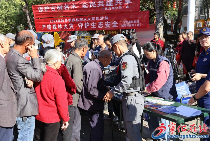 消防大隊開展消防宣傳活動