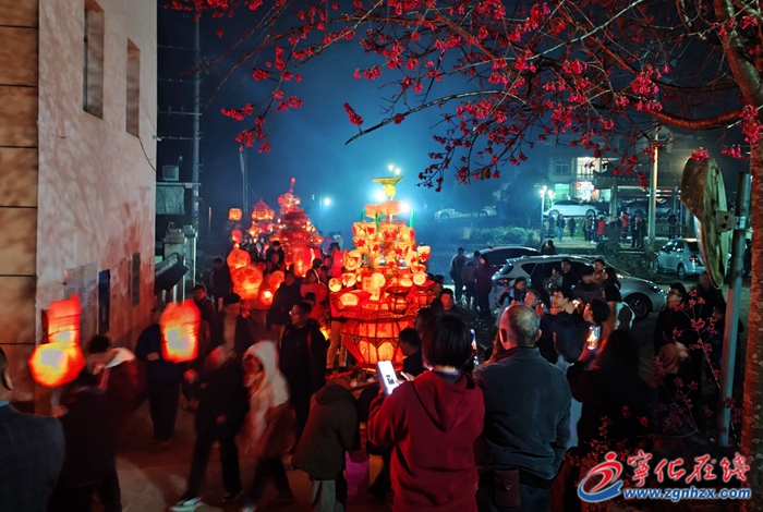 網絡中國節(jié)·春節(jié)|祈求風調雨順、國泰民安！省級非遺“花燈會”點亮寧化延祥村