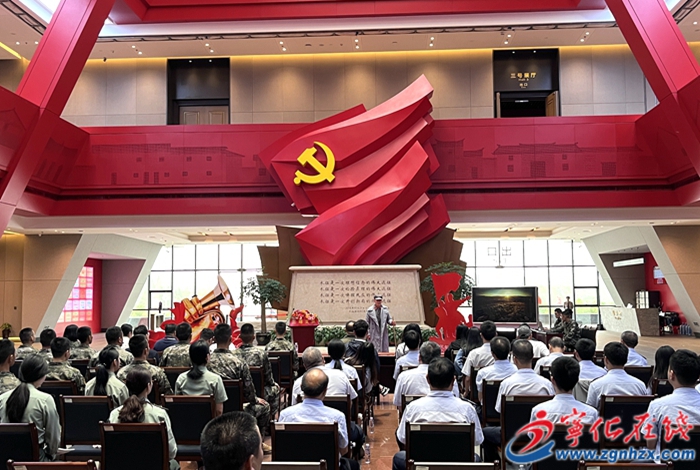 武警福建總隊紀念紅軍長征出發90周年主題宣傳活動走進寧化