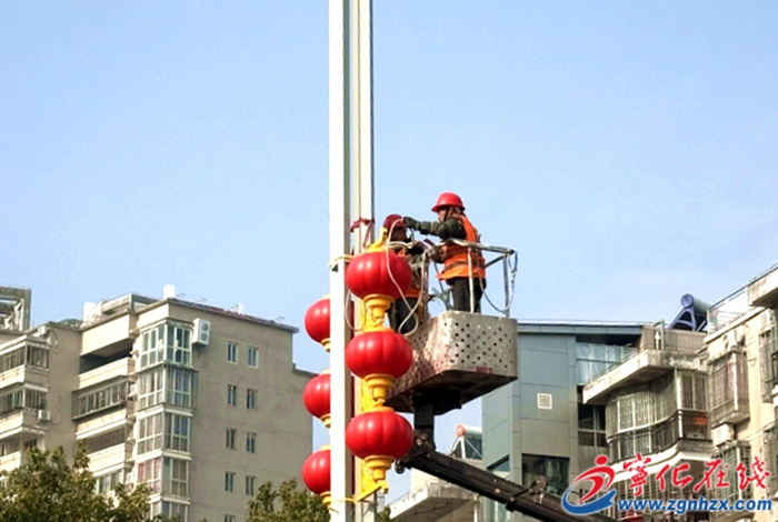 寧化：扮靚城市景觀 營造新春氛圍