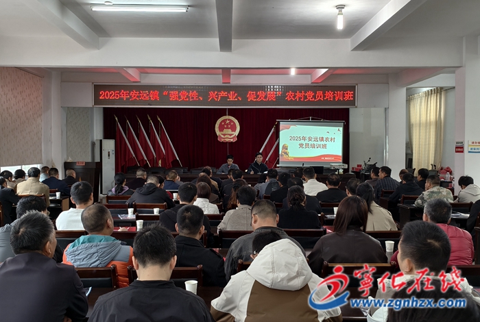 寧化安遠鎮開展農村黨員培訓班