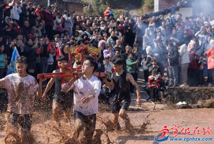 網絡中國節·春節 | 新年“鬧春田”！寧化這項傳統民俗吸引八方游客