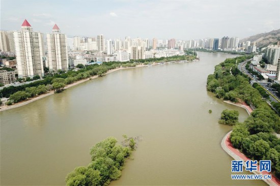 黃河蘭州段20公里健身步道循環(huán)圈即將建成投用