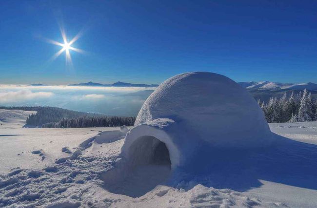 因紐特人住的冰屋為何能保暖?在里面生火,冰磚也不會融化?